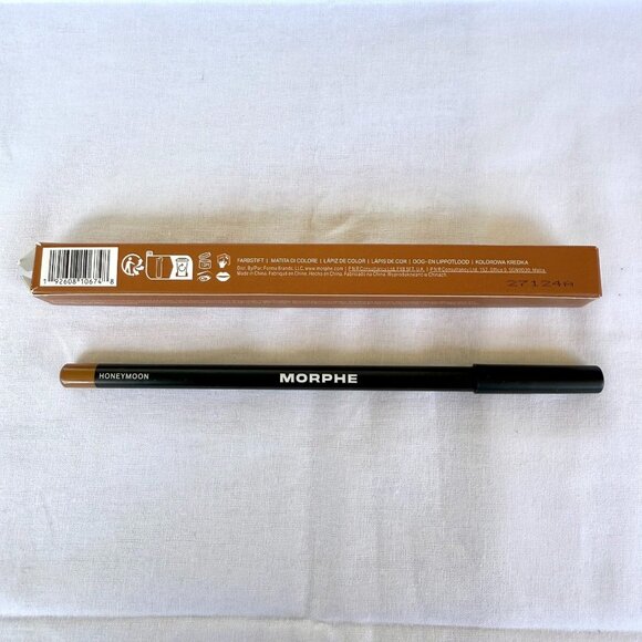 Morphe Honeymoon Color Lip Eye Pencil Warm Caramel Brown Creamy Long Lasting - Picture 4 of 9